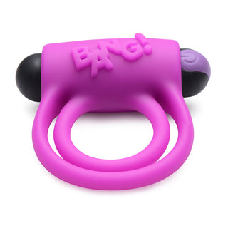 BANG! Silicone Cock Ring & Bullet with Remote Control