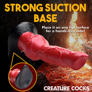 Creature Cocks Hell-Hound Canine Penis Silicone Dildo - Horny Stoner