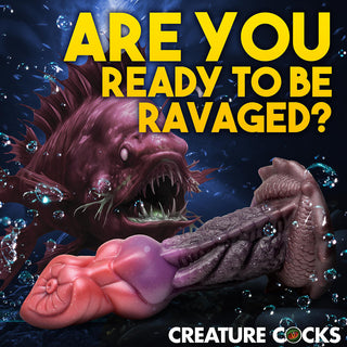 Creature Cocks Deep Diver Silicone Dildo - Horny Stoner