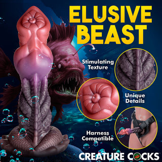 Creature Cocks Deep Diver Silicone Dildo - Horny Stoner