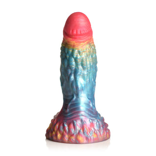 Creature Cocks Rainbow Phoenix Vibrating Silicone Dildo - Horny Stoner