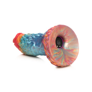 Creature Cocks Rainbow Phoenix Vibrating Silicone Dildo - Horny Stoner