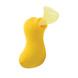Shegasm Sucky Ducky Clitoral Stimulator Yellow - Horny Stoner