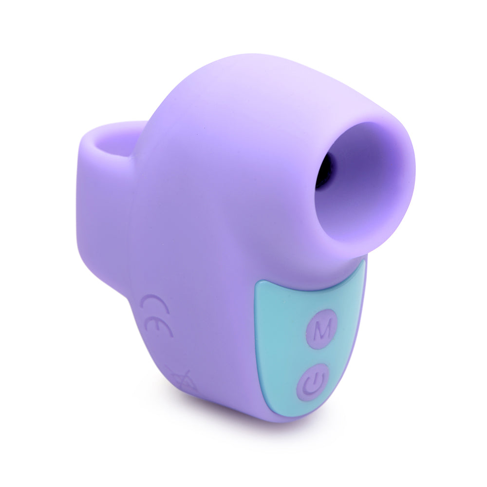 Shegasm Mini 12X Mini Silicone Clit Stimulator Purple - Horny Stoner