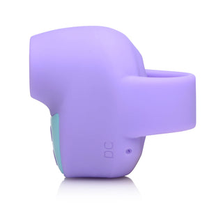 Shegasm Mini 12X Mini Silicone Clit Stimulator Purple - Horny Stoner