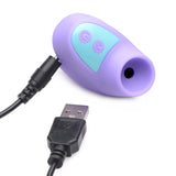 Shegasm Mini 12X Mini Silicone Clit Stimulator Purple - Horny Stoner