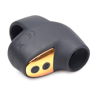 Shegasm Mini 12X Mini Silicone Clit Stimulator Black - Horny Stoner