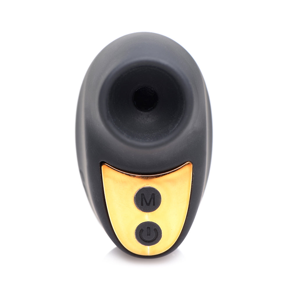 Shegasm Mini 12X Mini Silicone Clit Stimulator Black - Horny Stoner
