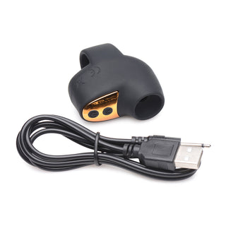 Shegasm Mini 12X Mini Silicone Clit Stimulator Black - Horny Stoner