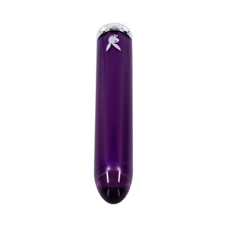 Playboy Amethyst Rechargeble Vibrating Glass Vibe Purple - Horny Stoner
