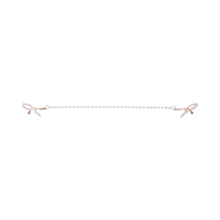 Sportsheets Sex & Mischief Peaches 'n CreaMe Pearl Nipple Clamps - Horny Stoner