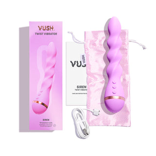 VUSH Siren Twist Vibrator - Horny Stoner