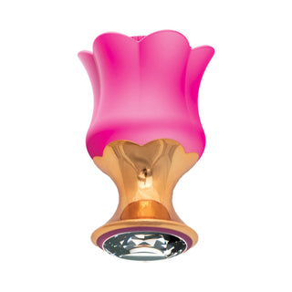 Goddess Diamond Bloom Massager Fushcia - Horny Stoner