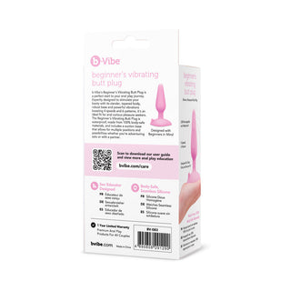 b-Vibe Beginner's Vibrating Butt Plug - Horny Stoner
