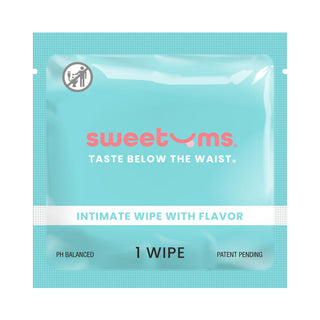 Sweetums Cinnamon Bun Flavor Intimate Wipes - 10-Pack