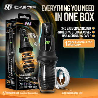 M for Men 3rd Base Black - Horny Stoner