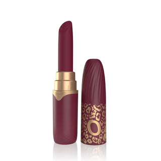 Screaming O My Secret Premium Rechargeable Vibrating Lipstick Merlot - Horny Stoner