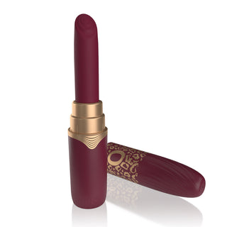 Screaming O My Secret Premium Rechargeable Vibrating Lipstick Merlot - Horny Stoner