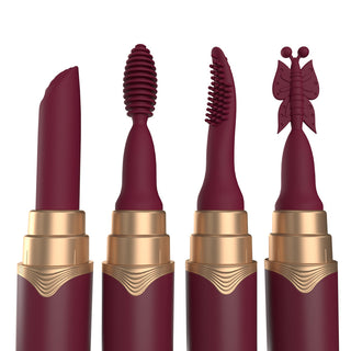 Screaming O My Secret Premium Rechargeable Vibrating Lipstick Merlot - Horny Stoner