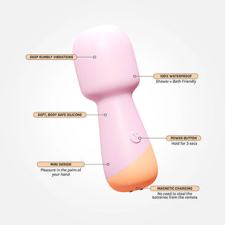 VUSH Peachy Mini Wand - Horny Stoner