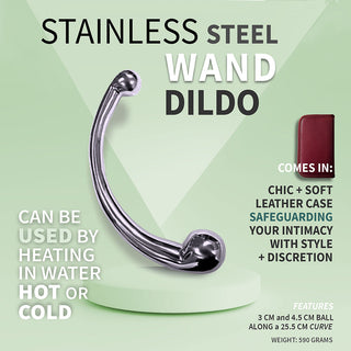 Rouge Stainless Steel Wand in Case - Horny Stoner