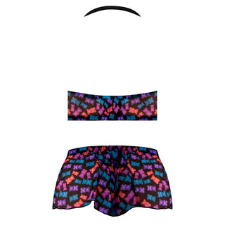 Magic Silk Hazy Dayz Halter Top & Hot Short Set Gummy Bears