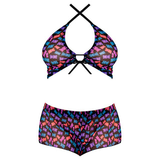 Magic Silk Hazy Dayz Halter Top & Hot Short Set Gummy Bears