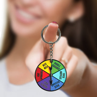 Super Fun Key Chain Sex Spinner - Horny Stoner