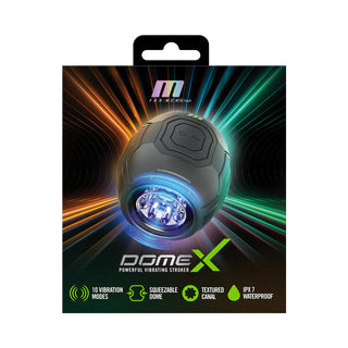 M for Men Dome X Vibrating Masturbator Black - Horny Stoner