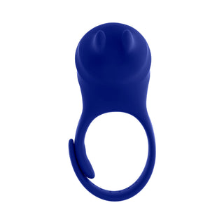 Zero Tolerance Adjustable Vibrating Cock Ring with Remote - Rechargeable Silicone in Blue