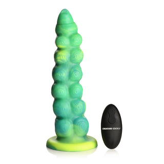 Creature Cocks Squirmer Thrusting & Vibrating Silicone Dildo - Horny Stoner