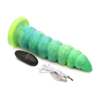 Creature Cocks Squirmer Thrusting & Vibrating Silicone Dildo - Horny Stoner
