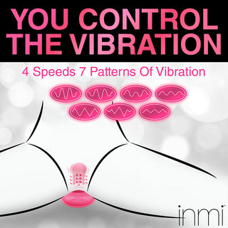 INMI Spin 'N' Grind Rotating & Vibrating Silicone Grinder - Horny Stoner