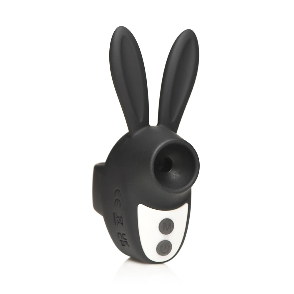 Shegasm Sucky Bunny Clit Stimulator Black - Horny Stoner
