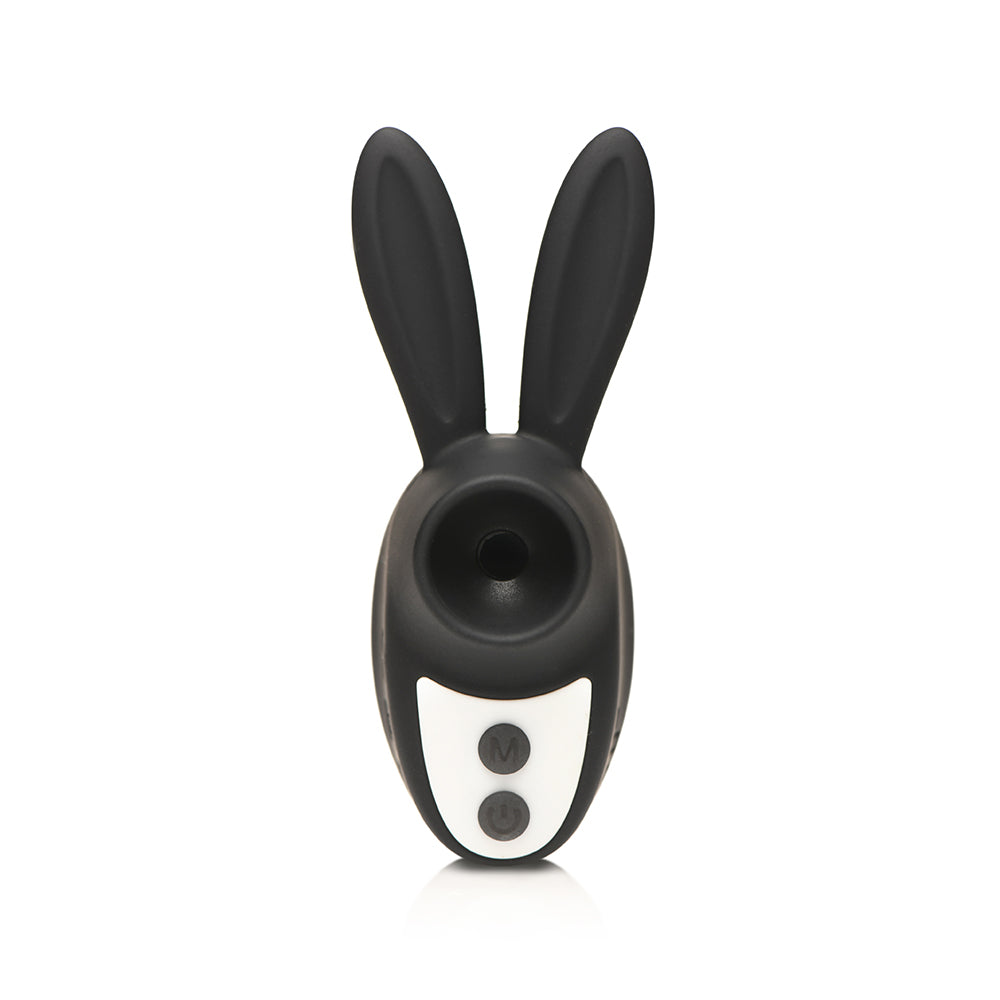 Shegasm Sucky Bunny Clit Stimulator Black - Horny Stoner