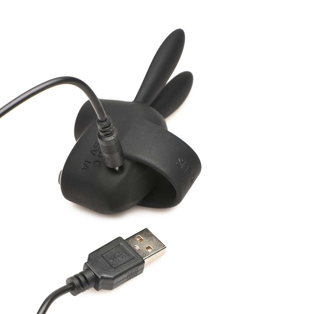 Shegasm Sucky Bunny Clit Stimulator Black - Horny Stoner