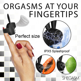 Shegasm Sucky Bunny Clit Stimulator Black - Horny Stoner