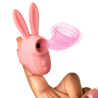 Shegasm Sucky Bunny Clit Stimulator Pink - Horny Stoner