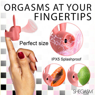 Shegasm Sucky Bunny Clit Stimulator Pink - Horny Stoner