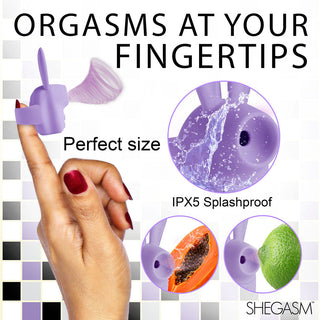 Shegasm Sucky Bunny Clit Stimulator Purple - Horny Stoner