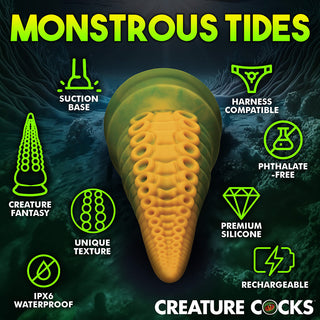 Creature Cocks Monstropus 2.0 Vibrating Tentacle Silicone Dildo - Horny Stoner
