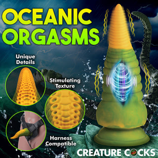 Creature Cocks Monstropus 2.0 Vibrating Tentacle Silicone Dildo - Horny Stoner