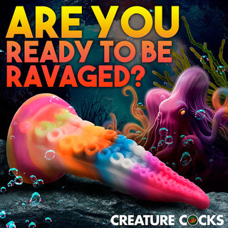 Creature Cocks Luminoctopus Glow-in-the-Dark Tentacle Dildo - Horny Stoner