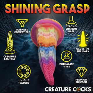 Creature Cocks Luminoctopus Glow-in-the-Dark Tentacle Dildo - Horny Stoner
