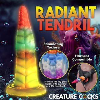 Creature Cocks Luminoctopus Glow-in-the-Dark Tentacle Dildo - Horny Stoner