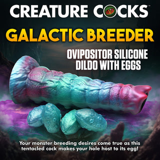 Creature Cocks Galactic Breeder Ovipositor Silicone Dildo - Horny Stoner