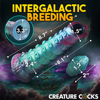 Creature Cocks Galactic Breeder Ovipositor Silicone Dildo - Horny Stoner