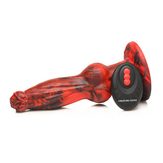 Creature Cocks Hell Wolf Thrusting & Vibrating Silicone Dildo - Horny Stoner
