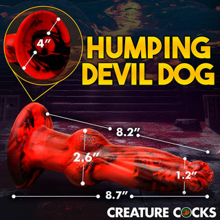 Creature Cocks Hell Wolf Thrusting & Vibrating Silicone Dildo - Horny Stoner