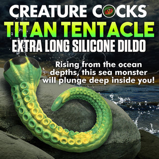 Creature Cocks Titan Tentacle Extra Long Silicone Dildo - Horny Stoner